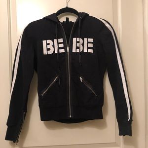 BEBE SPORT SEQUINED TRACK JACKET!